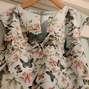 Ted Baker London Floral Butterfly Dress - Multicolor